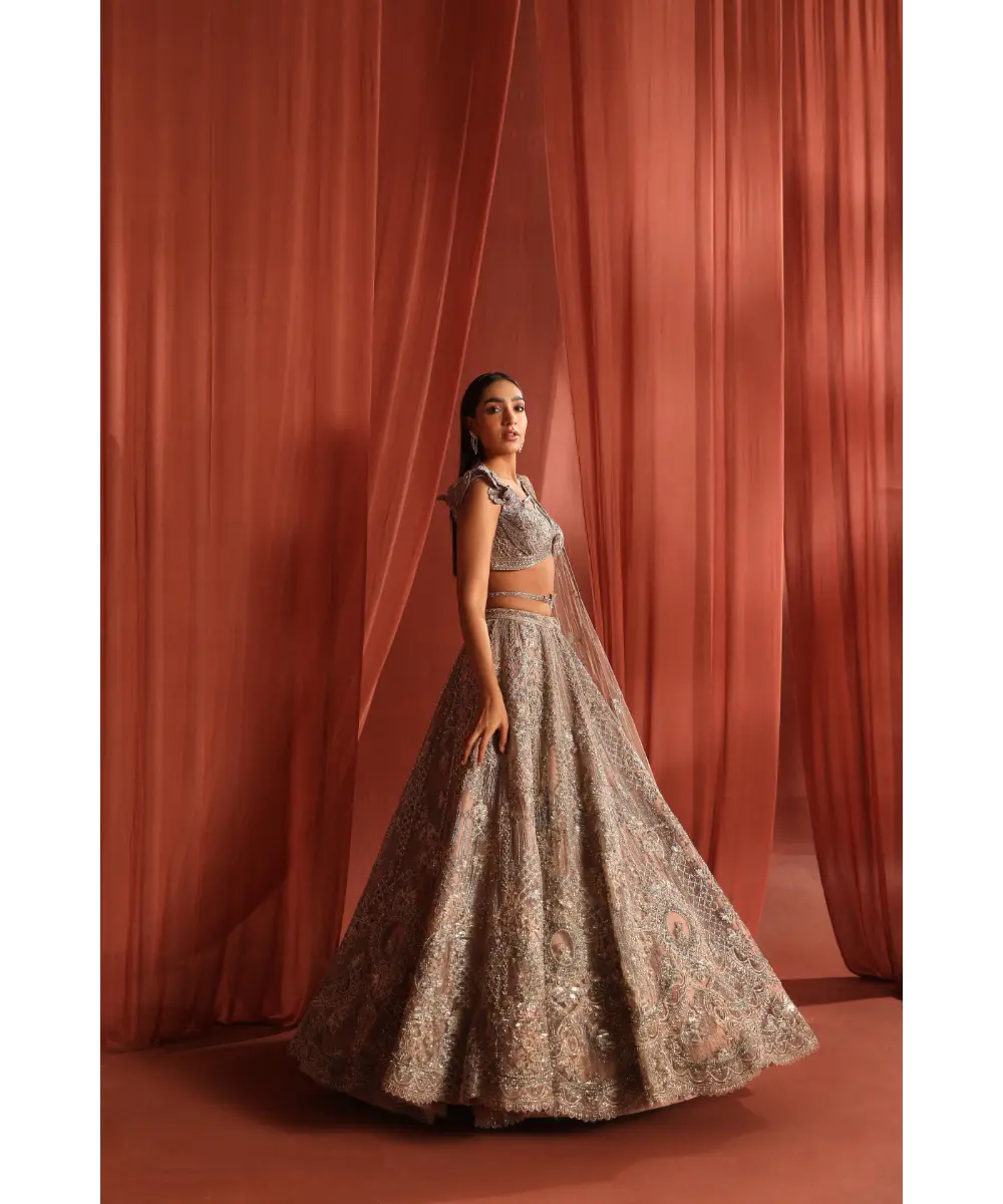 ADAARA COUTURE-  Flair Bloom Lehenga